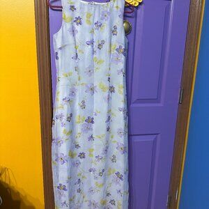 Purple maxi dress